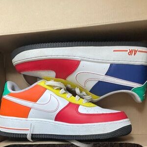 Nike Air Force 1 Multicolor Sneakers